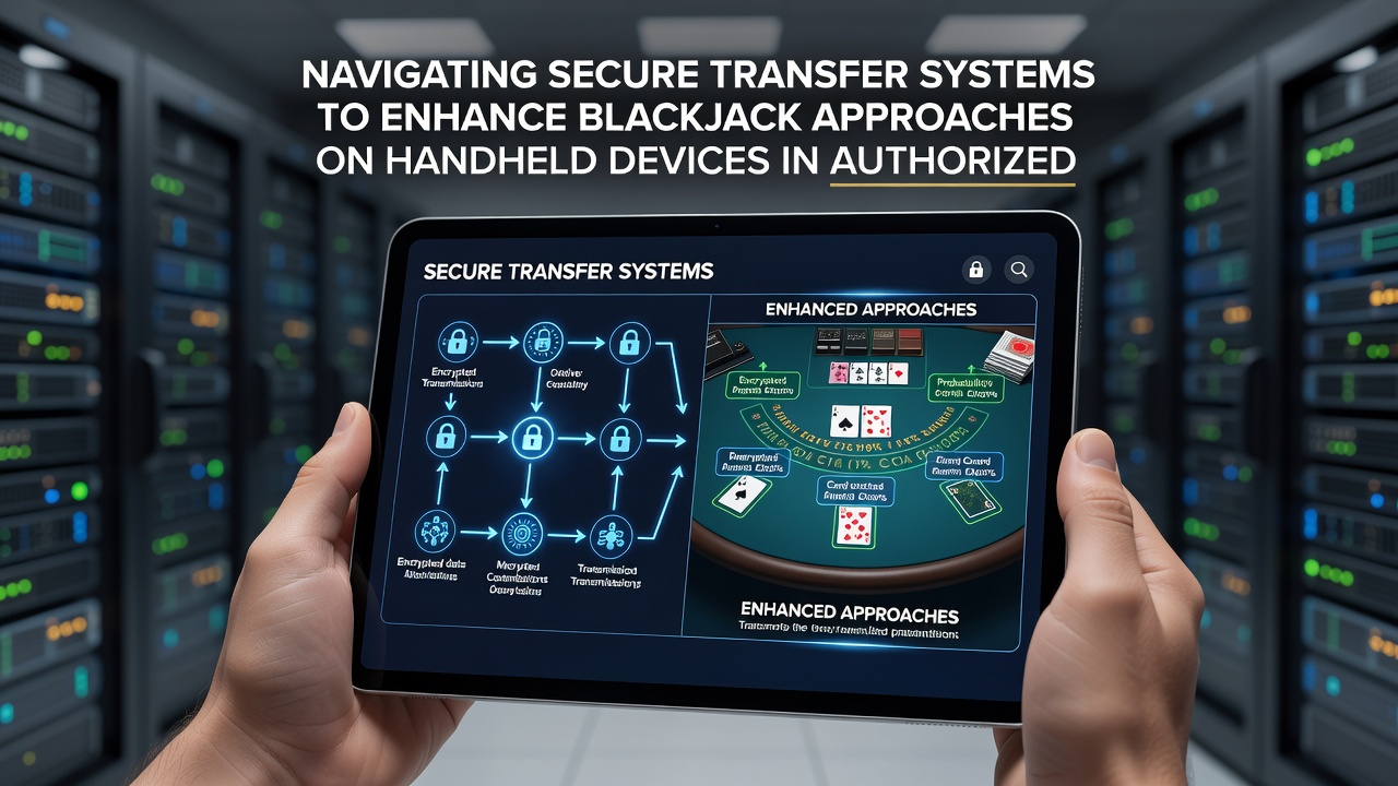 Handheld apparaat met blackjack interface en beveiligde betalingsflow in een legale gokruimte